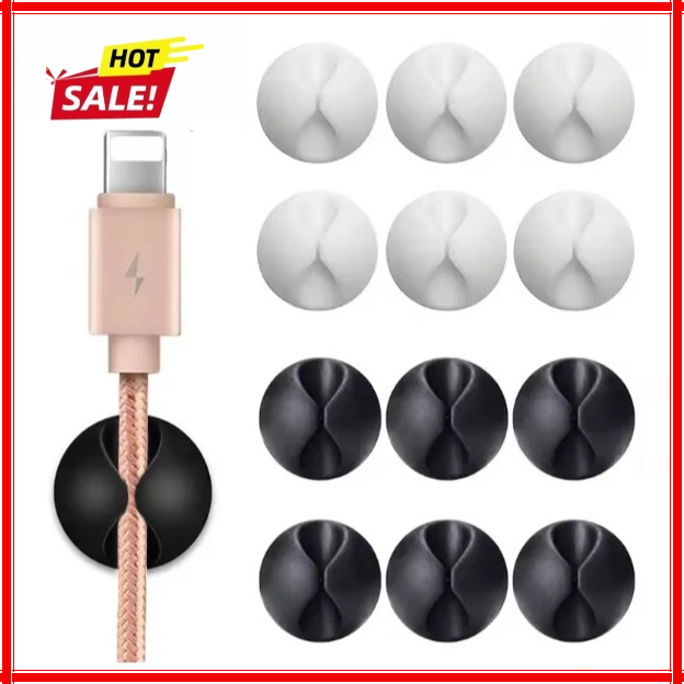 Cable Staple Clip - 10/20 szt. Mini Organizer do Kabli,