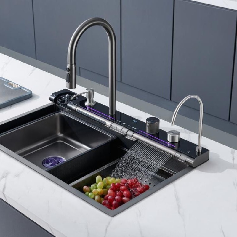 Home Improvement Kitchen Set - Zlewozmywaki kuchenne ze stali nierdzewnej, cyfrowe,