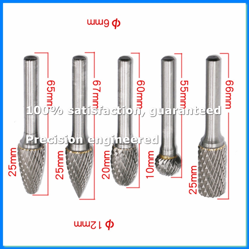 Drill Bit Set - Zestaw frezów rotacyjnych z węglika spiekanego,