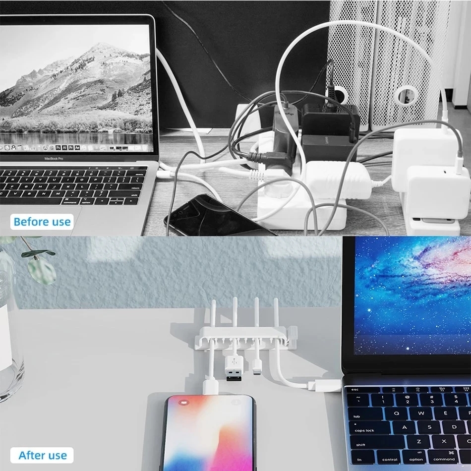 Organizer Kabli Samoprzylepne  – Cable Staple Clip recenzja i cena