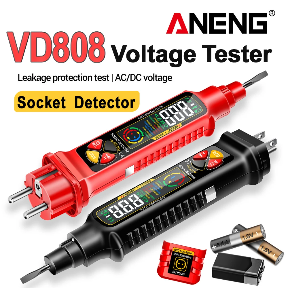 ANENG VD808 cyfrowy tester gni – Circuit Breaker Finder recenzja i cena