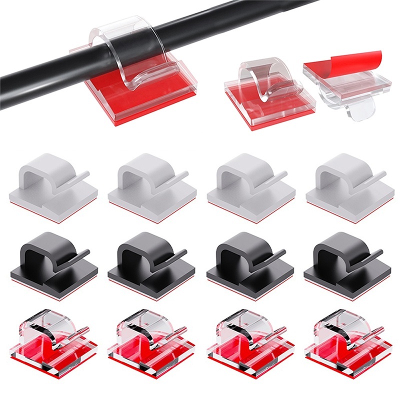 50 szt. Klipsy do organizacji  – Cable Staple Clip recenzja i cena