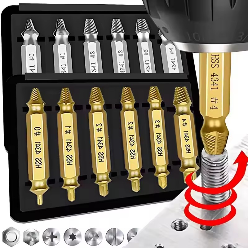 Zestaw wierteł do wykręcania u – Drill Bit Set recenzja i cena