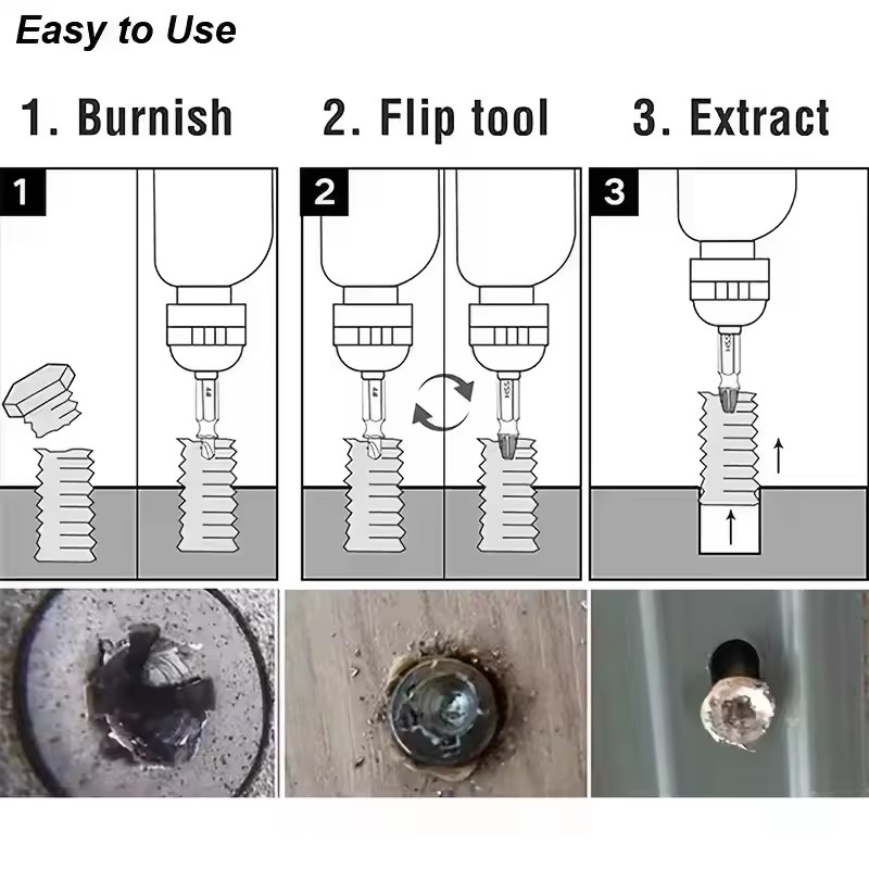 Zestaw wierteł do wykręcania u – Drill Bit Set recenzja i cena